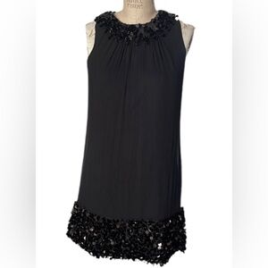 Betsey Johnson Sequin Evening Sleeveless mini dress sz 2